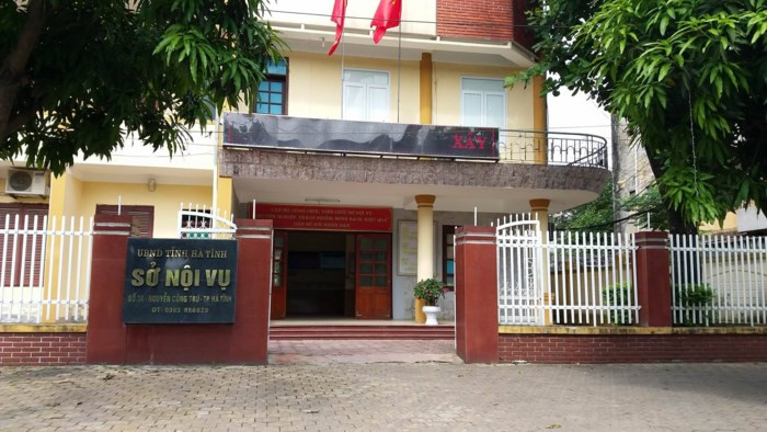 Ảnh: Sở Nội vụ Hà Tĩnh Ảnh: Sở Nội vụ Hà Tĩnh