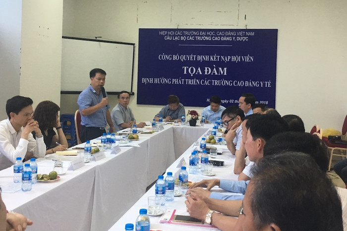 Ông Nguyễn Quốc Huy - đại diện Cục Khoa học công nghệ và đào tạo (Bộ Y tế). Ảnh: Vương Thuỷ Ông Nguyễn Quốc Huy - đại diện Cục Khoa học công nghệ và đào tạo (Bộ Y tế). Ảnh: Vương Thuỷ