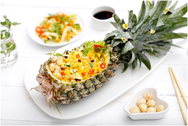 Cơm chiên hạt Macca lạ mắt ngon miệng với hạt macca giòn tan và giàu dinh dưỡng Cơm chiên hạt Macca lạ mắt ngon miệng với hạt macca giòn tan và giàu dinh dưỡng