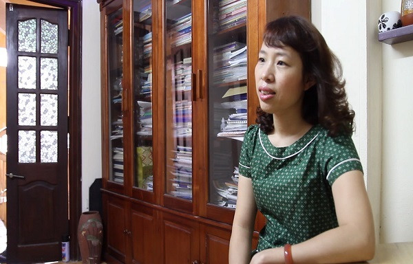 Cô Đàm Hải Yến chia sẻ về những đổi mới trong công tác hướng nghiệp tại nhà trường THPT. (Ảnh: Minh Nguyệt) Cô Đàm Hải Yến chia sẻ về những đổi mới trong công tác hướng nghiệp tại nhà trường THPT. (Ảnh: Minh Nguyệt)