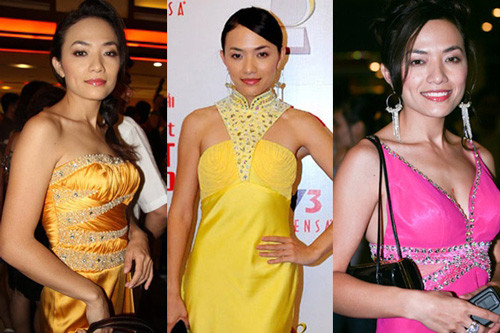 Tiêu biểu là những bộ đầm dạ hội lòe loẹt này lạc mốt một cách tệ hại. Tiêu biểu là những bộ đầm dạ hội lòe loẹt này lạc mốt một cách tệ hại.