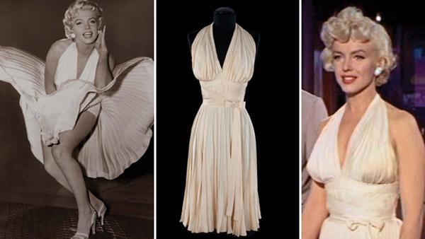 Chiếc váy không hẳn đặc sắc, nhưng trở nên đầy quyến rũ khi được cô đào tóc vàng Marylin khoác lên người Chiếc váy không hẳn đặc sắc, nhưng trở nên đầy quyến rũ khi được cô đào tóc vàng Marylin khoác lên người