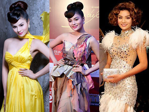 Các chi tiết quá rườm rà và rối mắt trên chiếc váy làm mất đi tính thời trang. Cả mái tóc cũng làm tăng thêm điểm trừ cho cô nàng. Các chi tiết quá rườm rà và rối mắt trên chiếc váy làm mất đi tính thời trang. Cả mái tóc cũng làm tăng thêm điểm trừ cho cô nàng.