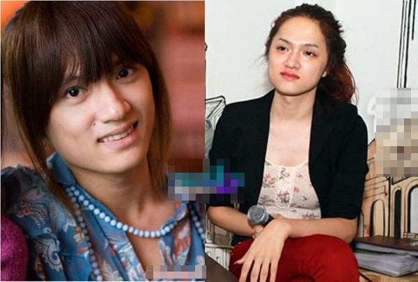 Khi để mặt mộc thì có vẻ như gương mặt cô không mấy thay đổi với thời chưa chuyển giới Khi để mặt mộc thì có vẻ như gương mặt cô không mấy thay đổi với thời chưa chuyển giới