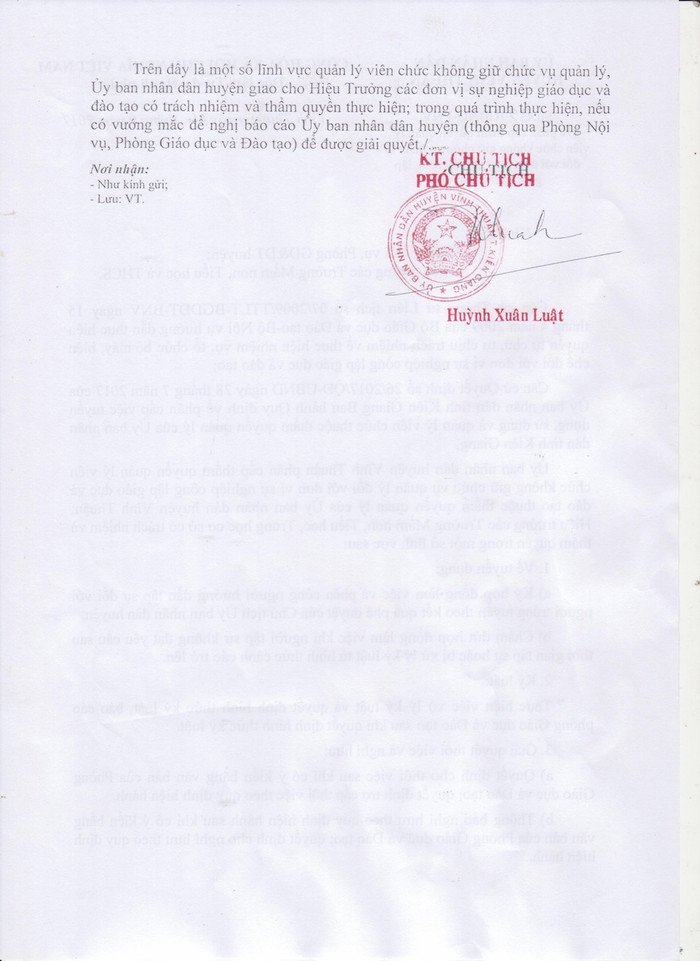 Văn bản số 139/UBND-PNV về việc phân cấp thẩm quyền quản lý viên chức không giữ chức vụ quản lý đối với đơn vị sự nghiệp công lập giáo dục và đào tạo. Văn bản số 139/UBND-PNV về việc phân cấp thẩm quyền quản lý viên chức không giữ chức vụ quản lý đối với đơn vị sự nghiệp công lập giáo dục và đào tạo.