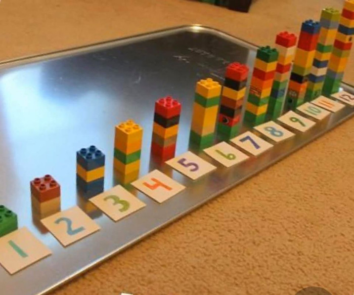 Trò đếm số với các miếng xếp hình Trò đếm số với các miếng xếp hình