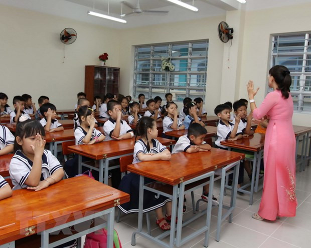 Năm học 2020 – 2021, chương trình phổ thông mới sẽ chính thức áp dụng ở lớp 1. (Ảnh minh hoạ: TTXVN) Năm học 2020 – 2021, chương trình phổ thông mới sẽ chính thức áp dụng ở lớp 1. (Ảnh minh hoạ: TTXVN)