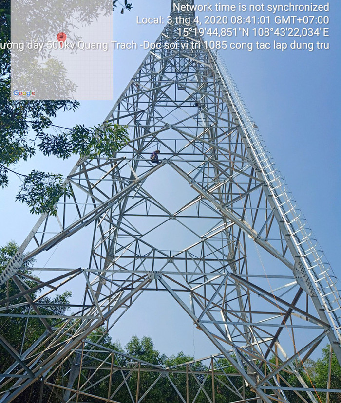 Thi công đường dây 500kV mạch 3 Thi công đường dây 500kV mạch 3