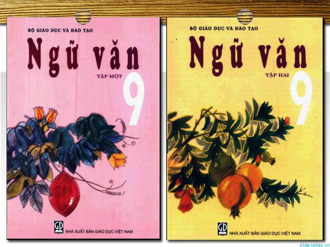 Sách giáo khoa Ngữ văn lớp 9 (Ảnh minh hoạ: Tailieu.vn) Sách giáo khoa Ngữ văn lớp 9 (Ảnh minh hoạ: Tailieu.vn)