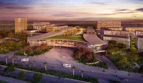 Phối cảnh Đại Học Fulbright quận 9, công trình đang được khởi công xây dựng (Ảnh: Internet)