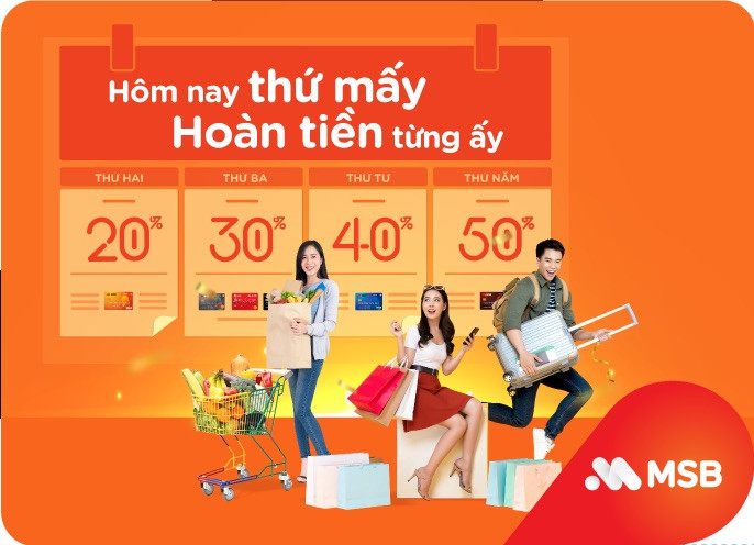 “Hôm nay thứ mấy, hoàn tiền từng ấy” “Hôm nay thứ mấy, hoàn tiền từng ấy”