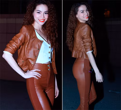 Cực chất với bộ cánh da nâu