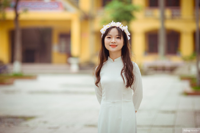 Nữ thủ khoa khối A tỉnh Bắc Ninh muốn trở thành doanh nhân giàu có để giúp đỡ người nghèo. Ảnh: NVCC. Nữ thủ khoa khối A tỉnh Bắc Ninh muốn trở thành doanh nhân giàu có để giúp đỡ người nghèo. Ảnh: NVCC.