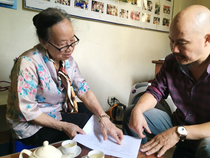 Bà Nga coi công việc này là một cách để trả nợ đời (Ảnh:V.N) Bà Nga coi công việc này là một cách để trả nợ đời (Ảnh:V.N)