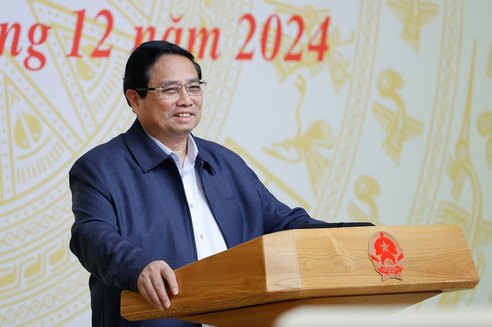 Thủ tướng Phạm Minh Chính gợi ý nghiên cứu, phát động phong trào cả nước thi đua đổi mới sáng tạo, chuyển đổi số, góp phần đưa đất nước vươn mình trong kỷ nguyên giàu mạnh và thịnh vượng. Ảnh: VGP/Nhật Bắc Thủ tướng Phạm Minh Chính gợi ý nghiên cứu, phát động phong trào cả nước thi đua đổi mới sáng tạo, chuyển đổi số, góp phần đưa đất nước vươn mình trong kỷ nguyên giàu mạnh và thịnh vượng. Ảnh: VGP/Nhật Bắc