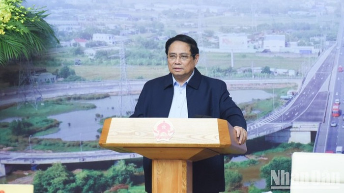 Thủ tướng Phạm Minh Chính phát biểu ý kiến tại phiên họp. (Ảnh: Trần Hải) Thủ tướng Phạm Minh Chính phát biểu ý kiến tại phiên họp. (Ảnh: Trần Hải)