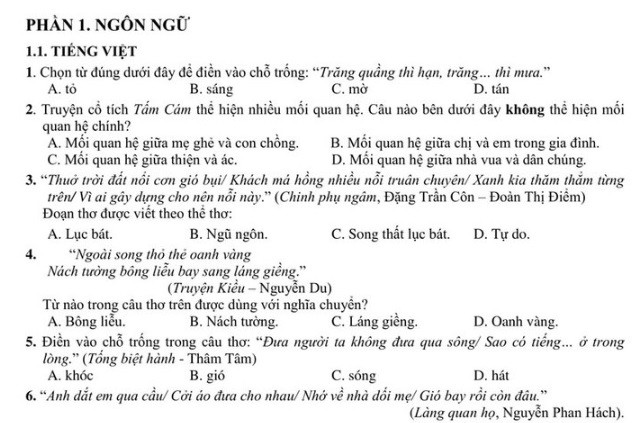 Vòng quay của những đề kiểm tra trong nhà trường ảnh 2 Vòng quay của những đề kiểm tra trong nhà trường ảnh 2