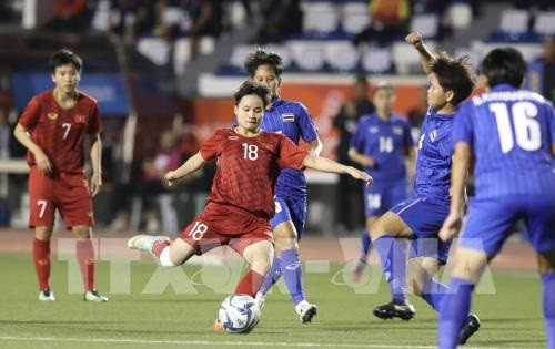 Các ‘cô gái vàng’ Việt Nam đã thi đấu quả cảm tại SEA Games 30 để mang về vinh quang cho Tổ quốc (nguồn ảnh: Thông tấn xã Việt Nam) Các ‘cô gái vàng’ Việt Nam đã thi đấu quả cảm tại SEA Games 30 để mang về vinh quang cho Tổ quốc (nguồn ảnh: Thông tấn xã Việt Nam)