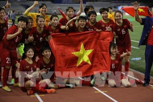 Các ‘cô gái vàng’ Việt Nam đã thi đấu quả cảm tại SEA Games 30 để mang về vinh quang cho Tổ quốc (nguồn ảnh: Thông tấn xã Việt Nam) Các ‘cô gái vàng’ Việt Nam đã thi đấu quả cảm tại SEA Games 30 để mang về vinh quang cho Tổ quốc (nguồn ảnh: Thông tấn xã Việt Nam)
