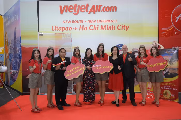 Vietjet công bố mở bán đường bay Thành phố Hồ Chí Minh – Pattaya