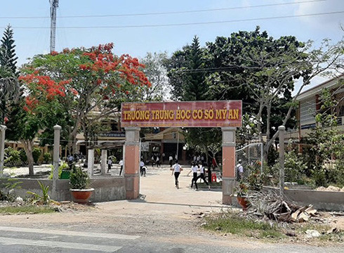 Trường trung học cơ sở Mỹ An, huyện Mang Thít, tỉnh Vĩnh Long (ảnh: plo.vn) Trường trung học cơ sở Mỹ An, huyện Mang Thít, tỉnh Vĩnh Long (ảnh: plo.vn)