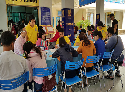 Trường Đại học Bà Rịa - Vũng Tàu năm nay có 6 đợt xét tuyển học bạ (ảnh: BVU) Trường Đại học Bà Rịa - Vũng Tàu năm nay có 6 đợt xét tuyển học bạ (ảnh: BVU)