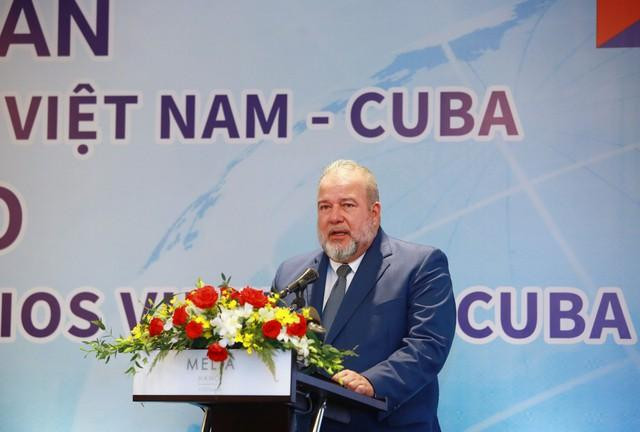Thủ tướng Manuel Marreno Cruz: Cuba sẽ dành ưu tiên cao nhất, tạo mọi thuận lợi cho doanh nghiệp Việt Nam. Ảnh: VGP/Quang Thương Thủ tướng Manuel Marreno Cruz: Cuba sẽ dành ưu tiên cao nhất, tạo mọi thuận lợi cho doanh nghiệp Việt Nam. Ảnh: VGP/Quang Thương