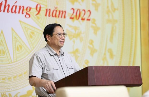 Thủ tướng Phạm Minh Chính. (Ảnh: Dương Giang/TTXVN) Thủ tướng Phạm Minh Chính. (Ảnh: Dương Giang/TTXVN)