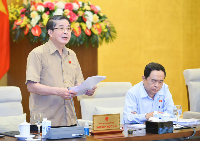 Phó Chủ tịch Quốc hội Nguyễn Đức Hải kết luận phiên họp Phó Chủ tịch Quốc hội Nguyễn Đức Hải kết luận phiên họp