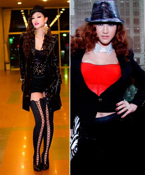 3. Maya Năm nay Maya chính thức tấn công mạnh mẽ làng nhạc Việt. Và hình ảnh cô hướng tới là sự sexy. Maya rất biết cách tận dụng lợi thế hình thế của mình là chiều cao và đường cong no tròn để xác định hướng phát triển. Giọng hát không thực sự xuất sắc nhưng Maya đang dần gây dựng được thành công nhất định khi xây dựng được hình tượng phù hợp với thị hiếu khán giả. 3. Maya Năm nay Maya chính thức tấn công mạnh mẽ làng nhạc Việt. Và hình ảnh cô hướng tới là sự sexy. Maya rất biết cách tận dụng lợi thế hình thế của mình là chiều cao và đường cong no tròn để xác định hướng phát triển. Giọng hát không thực sự xuất sắc nhưng Maya đang dần gây dựng được thành công nhất định khi xây dựng được hình tượng phù hợp với thị hiếu khán giả.