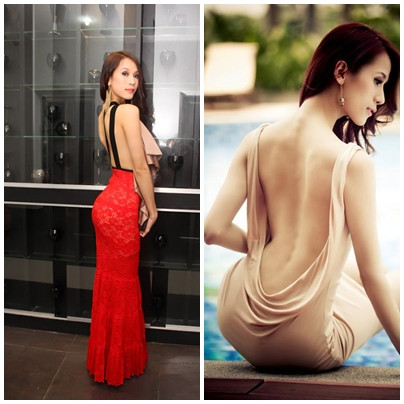 Thái Hà và tấm lưng trần gợi cảm "chết người" Thái Hà và tấm lưng trần gợi cảm "chết người"