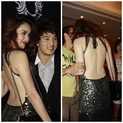 Trang Nhung quá gợi cảm trong chiếc đầm sequin đen và khoảng lưng "mướt mắt". Trang Nhung quá gợi cảm trong chiếc đầm sequin đen và khoảng lưng "mướt mắt".