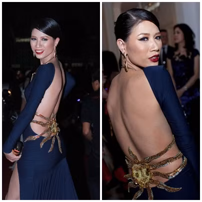 Trang Trần "nổi loạn" với cả trang phục lẫn kiểu make-up "yêu tinh nhền nhện" Trang Trần "nổi loạn" với cả trang phục lẫn kiểu make-up "yêu tinh nhền nhện"