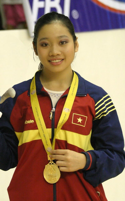 Hà Thanh đoạt HCV ở hai kỳ SEA Games liên tiếp. Ảnh: BĐVN