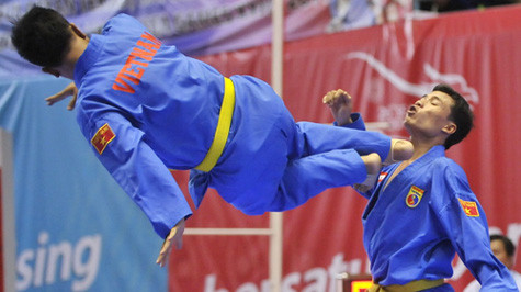 Vovinam đã đoạt được chiếc HCV đầu tiên. Ảnh: TTO