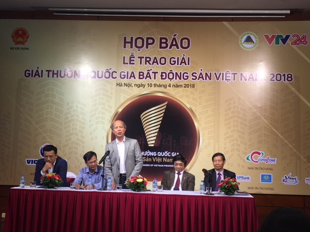Chủ tịch Hiệp hội Bất động sản Việt Nam - ông Nguyễn Trần Nam khẳng định, Giải thưởng Bất động sản Quốc gia năm 2018 được tổ chức chuyên nghiệp, bài bản và minh bạch. Ảnh: Vũ Phương.
