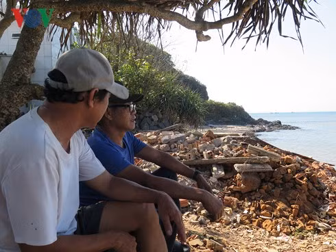 Người dân một số xã dự kiến nằm trong dự án của FLC tại Quảng Ngãi chưa hay biết gì thông tin về dự án. Ảnh: VOV