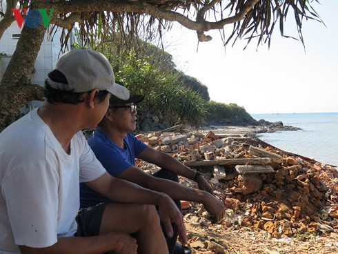 Người dân một số xã dự kiến nằm trong dự án của FLC tại Quảng Ngãi chưa hay biết gì thông tin về dự án. Ảnh: VOV