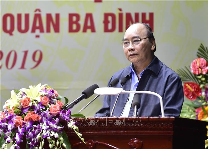 Thủ tướng Nguyễn Xuân Phúc phát biểu. Ảnh: Thống Nhất/TTXVN Thủ tướng Nguyễn Xuân Phúc phát biểu. Ảnh: Thống Nhất/TTXVN