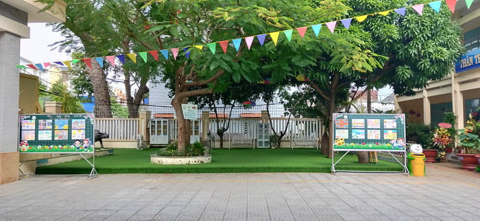 Một góc cảnh quan xanh - sạch - đẹp - thân thiện của nhà trường Một góc cảnh quan xanh - sạch - đẹp - thân thiện của nhà trường