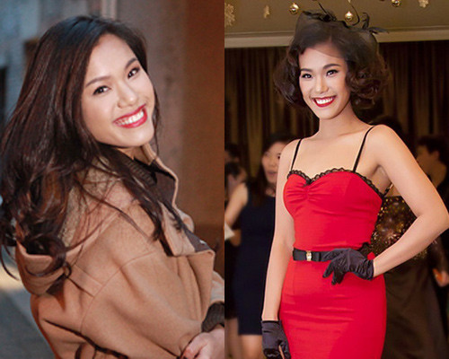 Cô xinh đẹp và quyến rũ hơn hẳn khi để tóc dài uốn nhẹ, buông xõa. Cô xinh đẹp và quyến rũ hơn hẳn khi để tóc dài uốn nhẹ, buông xõa.