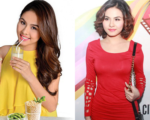 Gương mặt mảnh và góc cạnh của cô phù hợp hơn với những kiểu tóc dài mềm mại. Gương mặt mảnh và góc cạnh của cô phù hợp hơn với những kiểu tóc dài mềm mại.