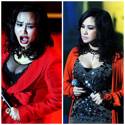 Trong 'tứ đại diva' của làng nhạc Việt thì có lẽ Thanh Lam là ca sĩ 'nghiện khoe ngực' nhất.