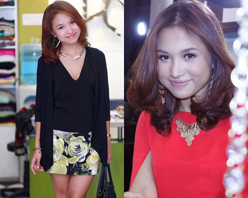 Với mái tóc dài chấm vai chỉ cần uốn nhẹ một chút đã mang đến cho cô nét đẹp hiện đại vô cùng quyến rũ. Với mái tóc dài chấm vai chỉ cần uốn nhẹ một chút đã mang đến cho cô nét đẹp hiện đại vô cùng quyến rũ.