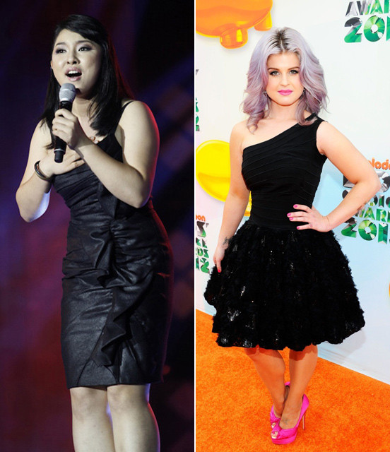 Bảo Trâm cực kỳ giống ngôi sao truyền hình thực tế Kelly Osbourne ở vóc dáng tròn mập đặc biệt là phần bắp tay và chân béo mập. Ưu điểm chung của 2 cô nàng là 3 vòng khá rõ ràng đặc biệt là eo không bị vuông, thừa mỡ. Bảo Trâm cực kỳ giống ngôi sao truyền hình thực tế Kelly Osbourne ở vóc dáng tròn mập đặc biệt là phần bắp tay và chân béo mập. Ưu điểm chung của 2 cô nàng là 3 vòng khá rõ ràng đặc biệt là eo không bị vuông, thừa mỡ.