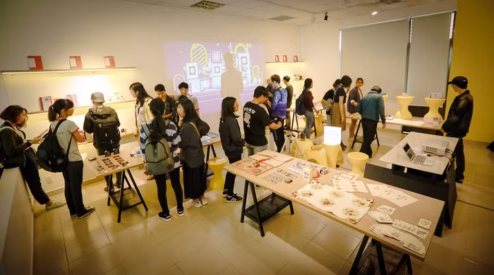 Một góc không gian học tập của sinh viên Trường Đại học Tôn Đức Thắng