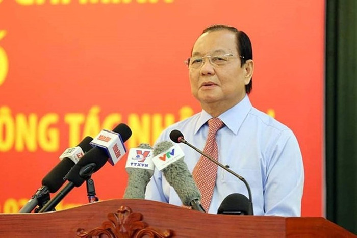 Ông Lê Thanh Hải, nguyên Ủy viên Bộ Chính trị, nguyên Bí thư Thành ủy Thành phố Hồ Chí Minh. (Ảnh: VOV) Ông Lê Thanh Hải, nguyên Ủy viên Bộ Chính trị, nguyên Bí thư Thành ủy Thành phố Hồ Chí Minh. (Ảnh: VOV)
