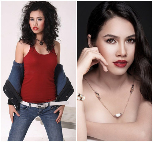 Á hậu Hoàng My xưa kia từng sở hữu hàm răng hơi chìa, nét mặt khá thô một vẻ đẹp hơi khác với sự rạng rỡ, sang trọng như hiện tại. Tất cả đều cho thấy người đẹp đã tốn không ít công sức và tâm huyết để làm mới và "nâng cấp" sắc đẹp của mình.