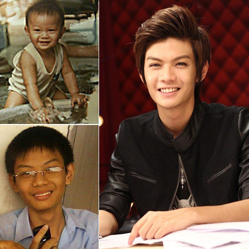 Nam ca sỹ Đào Bá Lộc cũng khiến fan chao đảo khi lộ ảnh da đen trước khi được nổi tiếng trong cuộc thi The Voice.