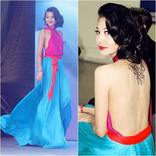 Gương mặt oval của Thanh Hằng càng thêm rạng rỡ với những kiểu xoăn ngắn như thế này.